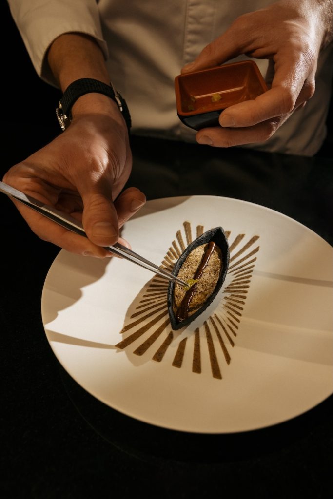 dessert preparation