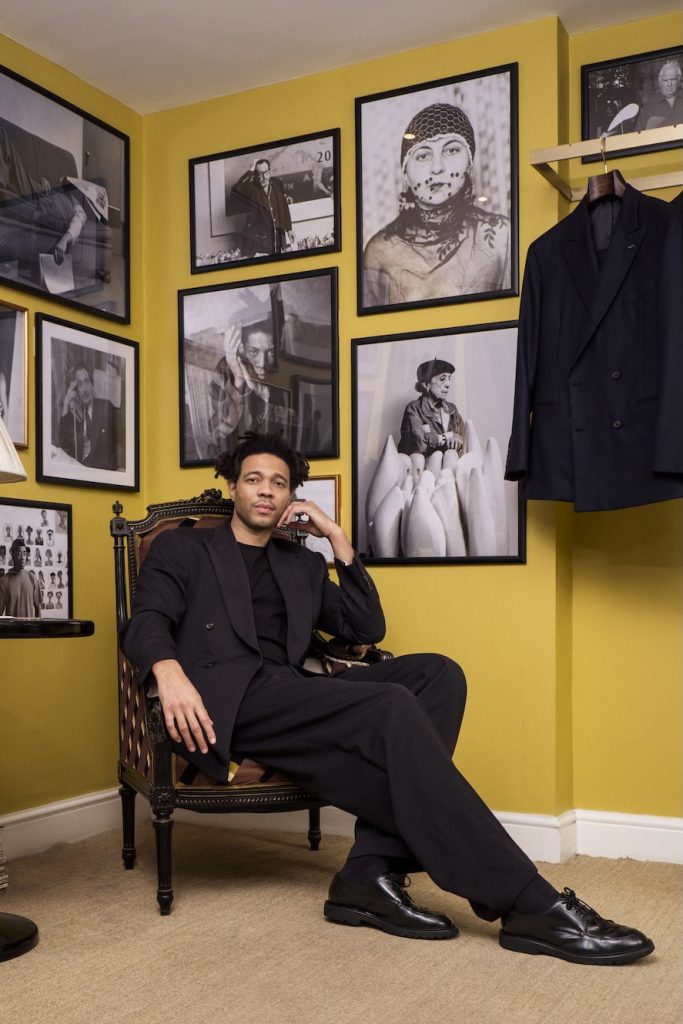Man in Savile Row tailor.