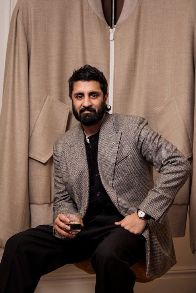 man at Savile Row tailor