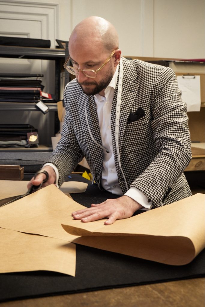 Suite designer at Savile Row tailor