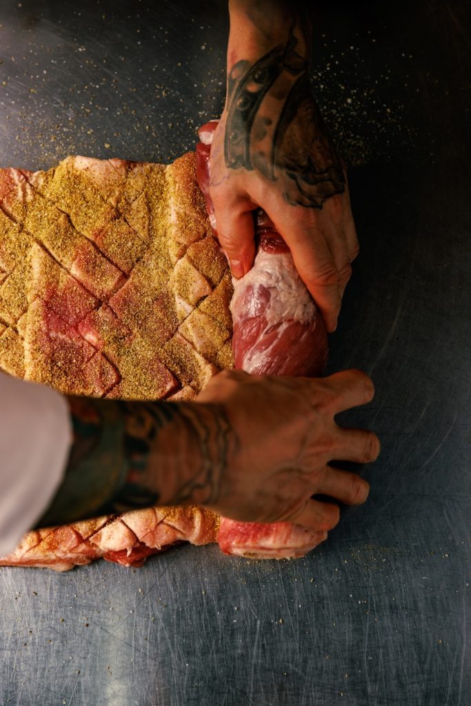 Pork dish preparation