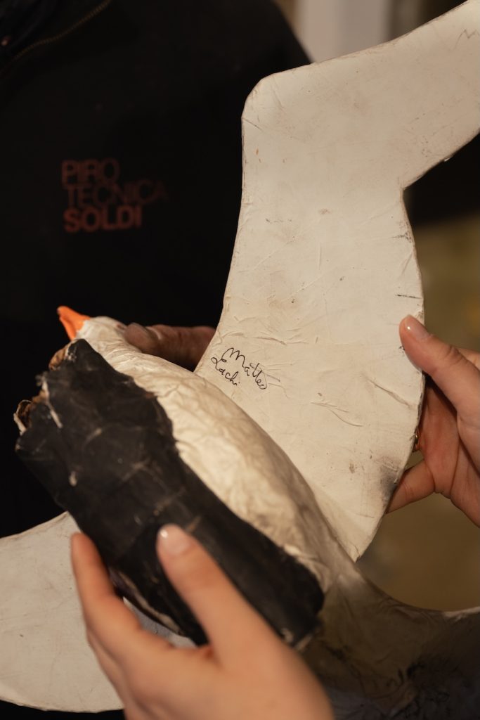 a decoration signed by the artisan creator