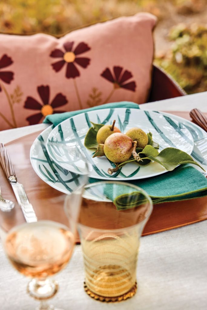 Outdoor dining table