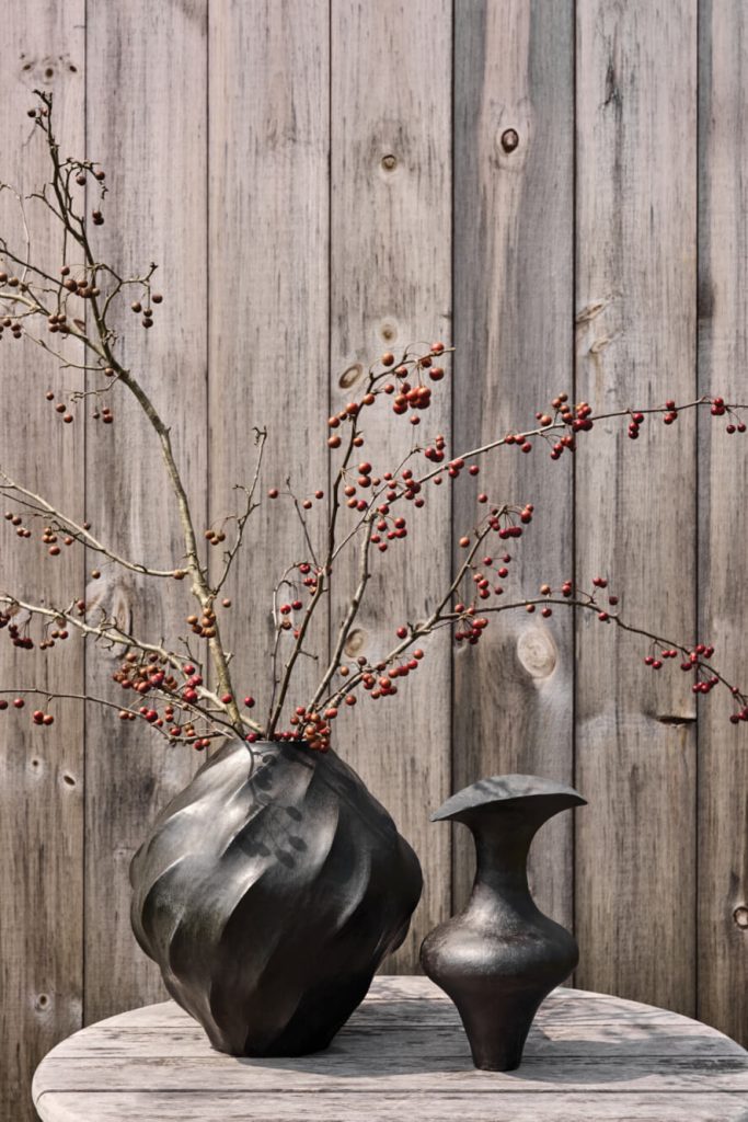 Vases at Wildflower Farms