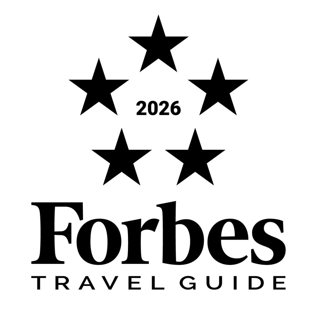 Forbes 2026 Travel Guide Five Star Rating Logo