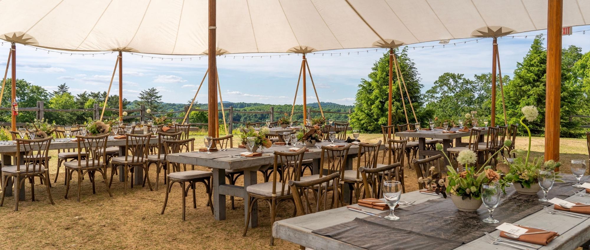 Custom events at Primland Resort